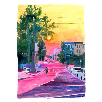 Seattle Sunset by Vivian Li
